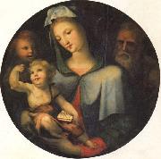 Domenico Beccafumi The Holy Family with the Young St.John oil painting artist